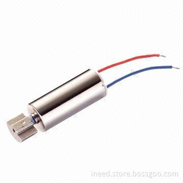 D6 x 12.1mm Vibration Motor with R2.9x3.5 Big Counterweight, 1.5V, 9,000rpm